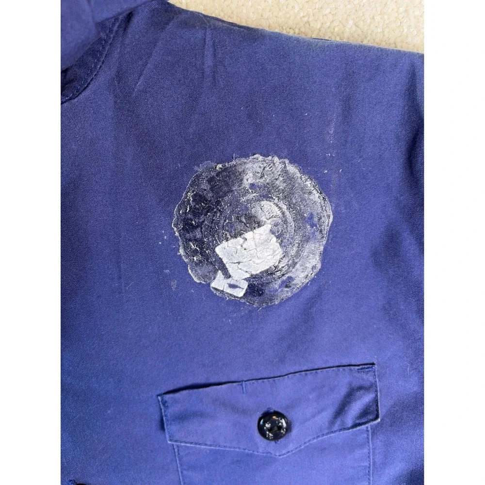 Boy Scouts of America Youth Medium Official Uniform‎ Shirt Short Sleeve Blue